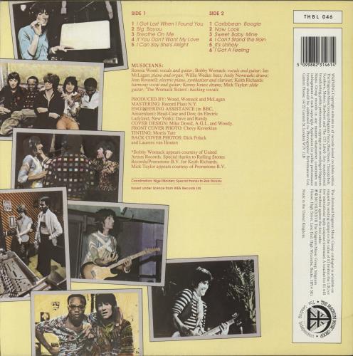 Ronnie Wood Now Look vinyl LP album (LP record) UK RNWLPNO416786