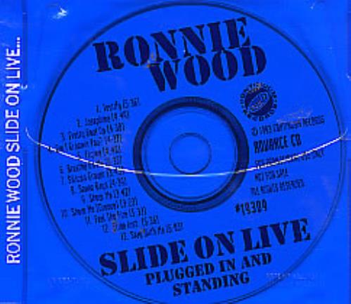 Ronnie Wood Slide On Live, Plugged In And Standing CD album (CDLP) US RNWCDSL34879