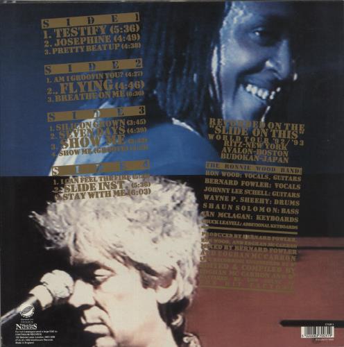 Ronnie Wood Slide On Live 2-LP vinyl record set (Double LP Album) UK RNW2LSL330218