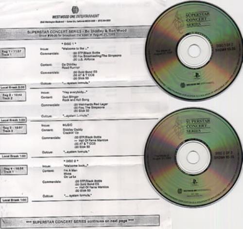 Ronnie Wood Superstar Concert Series 2 CD album set (Double CD) US RNW2CSU133530