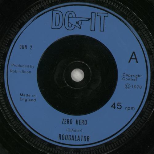 Roogalator Zero Hero 7" vinyl single (7 inch record / 45) UK ROO07ZE104079
