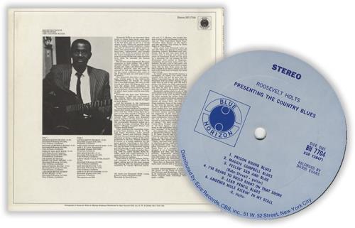 Roosevelt Holts Presenting The Country Blues vinyl LP album (LP record) US RO-LPPR404364