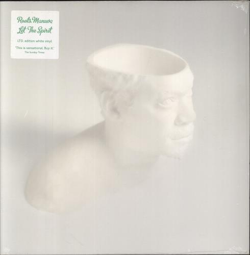 Roots Manuva Let The Spirit - White Vinyl - Sealed 12" vinyl single (12 inch record / Maxi-single) UK RMN12LE854574
