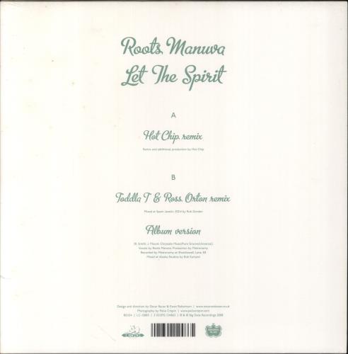 Roots Manuva Let The Spirit - White Vinyl - Sealed 12" vinyl single (12 inch record / Maxi-single) UK RMN12LE854574