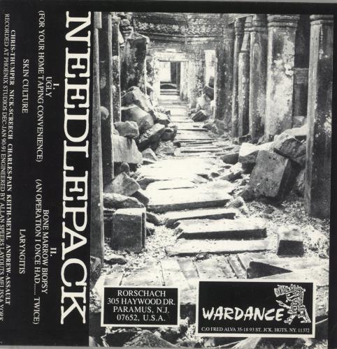 Rorschach Needlepack 7" vinyl single (7 inch record / 45) US 8-807NE870275