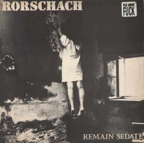 Rorschach Remain Sedate vinyl LP album (LP record) US 8-8LPRE863199