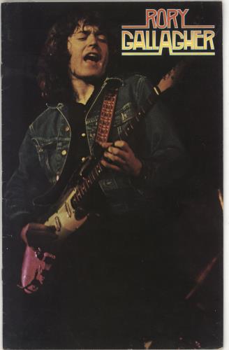 Rory Gallagher Against The Grain tour programme US RORTRAG711654