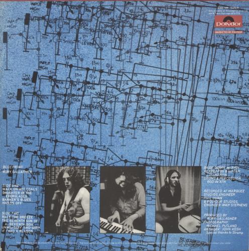 Rory Gallagher Blueprint - EX vinyl LP album (LP record) UK RORLPBL102014