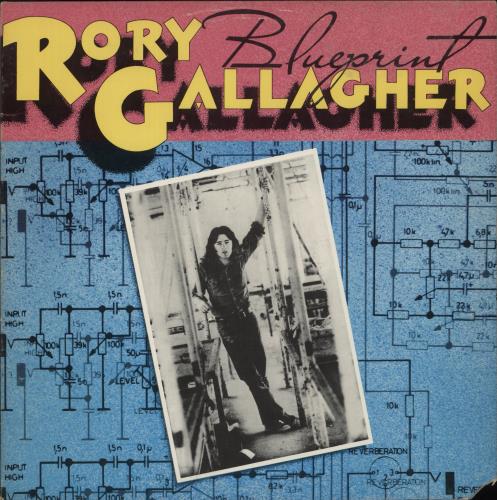 Rory Gallagher Blueprint vinyl LP album (LP record) US RORLPBL575200