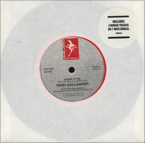 Rory Gallagher Defender + Bonus 7" vinyl LP album (LP record) UK RORLPDE102006