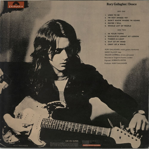 Rory Gallagher Deuce - Matt vinyl LP album (LP record) UK RORLPDE256916