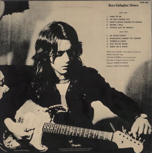Rory Gallagher Deuce vinyl LP album (LP record) UK RORLPDE216744