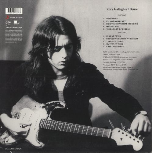 Rory Gallagher Deuce vinyl LP album (LP record) UK RORLPDE871656