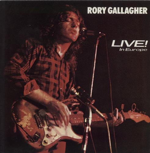 Rory Gallagher Live! In Europe vinyl LP album (LP record) UK RORLPLI887101
