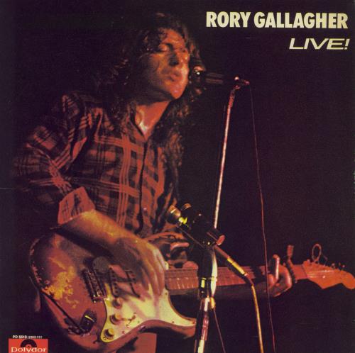 Rory Gallagher Live! vinyl LP album (LP record) US RORLPLI286417
