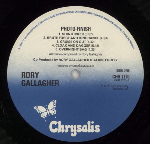 Rory Gallagher Photo-Finish vinyl LP album (LP record) UK RORLPPH168128
