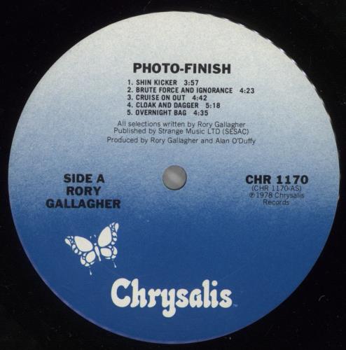 Rory Gallagher Photo-Finish vinyl LP album (LP record) US RORLPPH507686