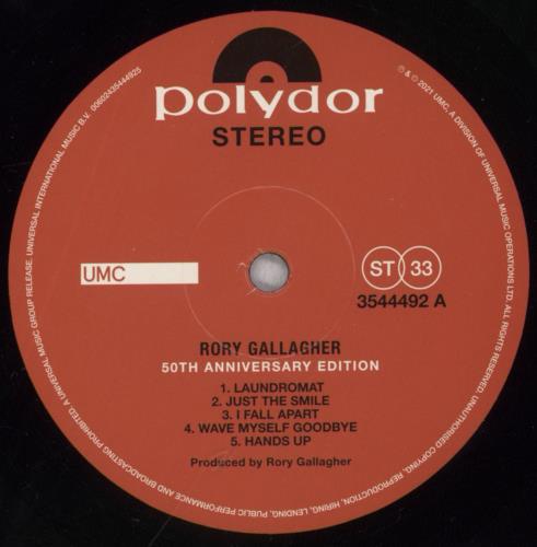 Rory Gallagher Rory Gallagher - 180gm 50th Anniversary Edition 3-LP vinyl record set (Triple LP Album) UK ROR3LRO839735