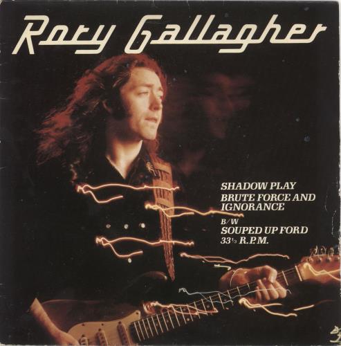 Rory Gallagher Shadow Play 7" vinyl single (7 inch record / 45) UK ROR07SH106322