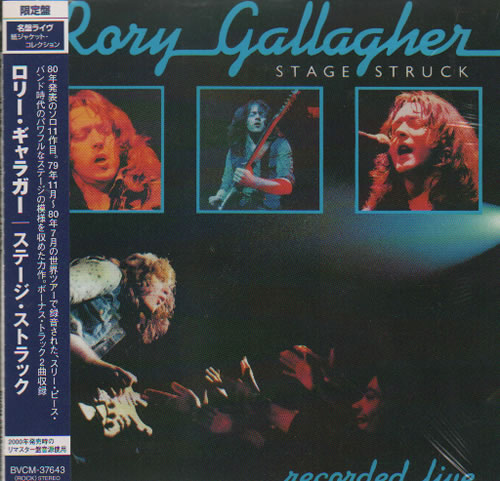 Rory Gallagher Stage Struck Live CD album (CDLP) Japanese RORCDST635117