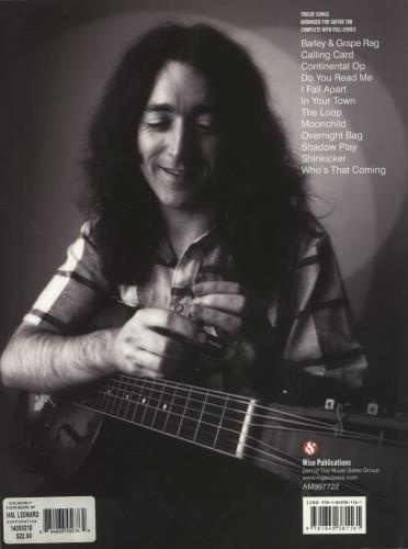 Rory Gallagher The Essential Rory Gallagher Volume 2 book UK RORBKTH876324
