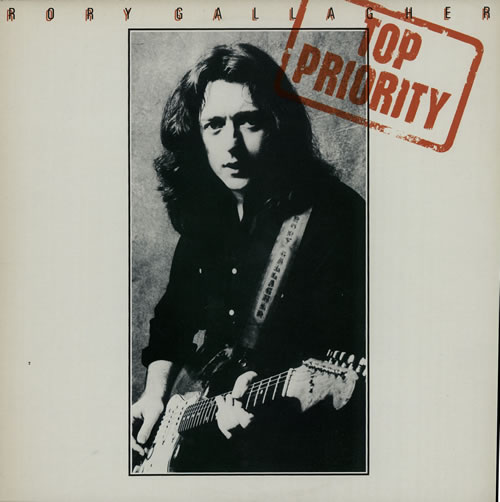 Rory Gallagher Top Priority vinyl LP album (LP record) Canadian RORLPTO626121