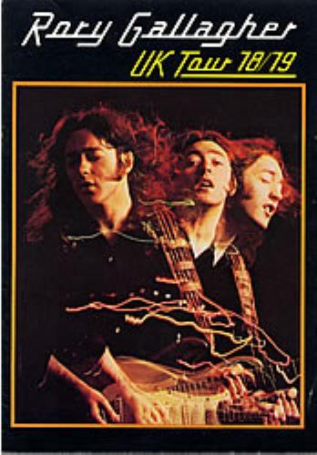 Rory Gallagher UK Tour 78/79 tour programme UK RORTRUK193193