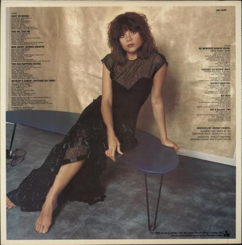 Rosanne Cash Right Or Wrong vinyl LP album (LP record) UK R-CLPRI289820