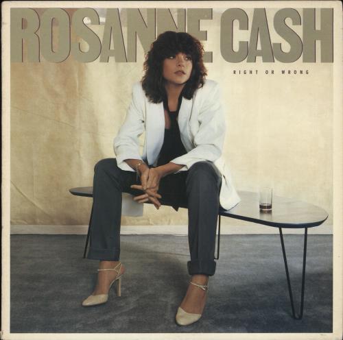 Rosanne Cash Right Or Wrong vinyl LP album (LP record) US R-CLPRI705569