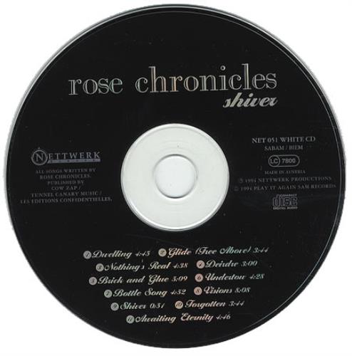 Rose Chronicles Shiver CD album (CDLP) Austrian RE5CDSH370792