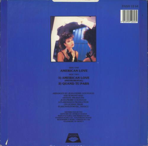Rose Laurens American Love 12" vinyl single (12 inch record / Maxi-single) UK R8X12AM784788