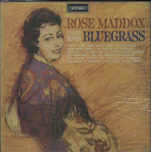 Rose Maddox Rose Maddox Sings Bluegrass vinyl LP album (LP record) UK ZYYLPRO763282