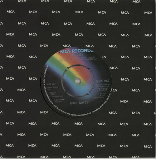 Rose Royce Car Wash 7" vinyl single (7 inch record / 45) UK RRY07CA385670