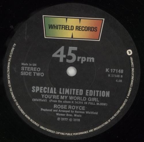 Rose Royce It Makes You Feel Like Dancin' 12" vinyl single (12 inch record / Maxi-single) UK RRY12IT717342