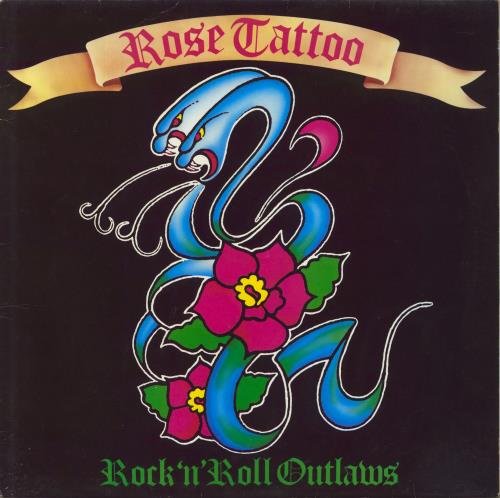 Rose Tattoo Rock 'N' Roll Outlaws vinyl LP album (LP record) UK RTALPRO575439