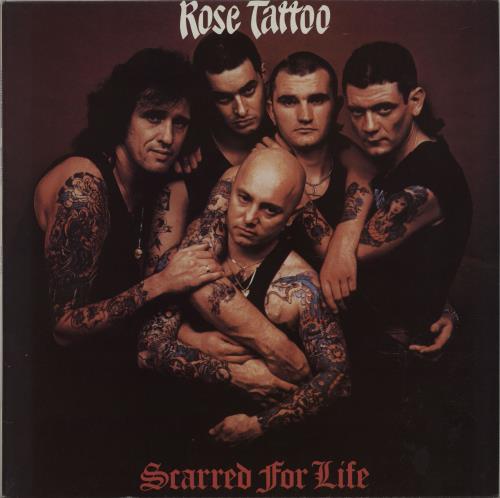 Rose Tattoo Scarred For Life - Red Vinyl vinyl LP album (LP record) UK RTALPSC233324