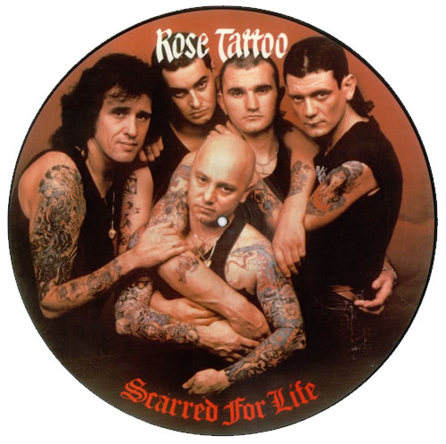 Rose Tattoo Scarred For Life picture disc LP (vinyl picture disc album) UK RTAPDSC529409