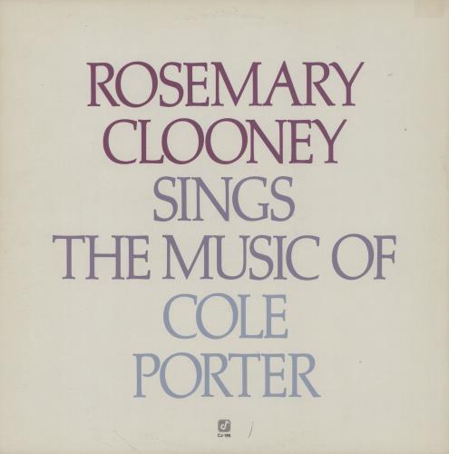 Rosemary Clooney Rosemary Clooney Sings The Music Of Cole Porter - EX vinyl LP album (LP record) US 0RCLPRO762011