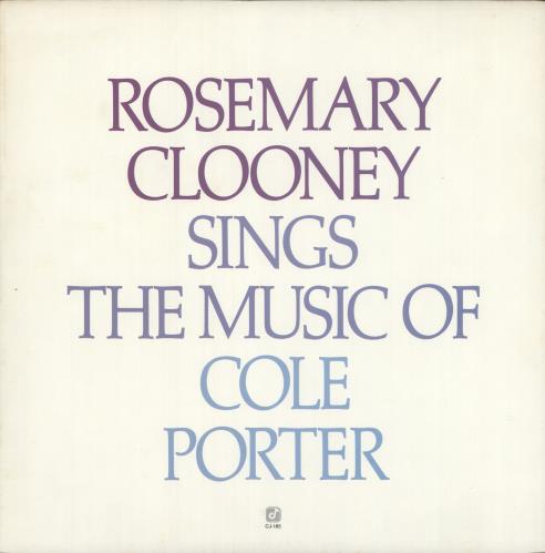 Rosemary Clooney Rosemary Clooney Sings The Music Of Cole Porter vinyl LP album (LP record) US 0RCLPRO450511