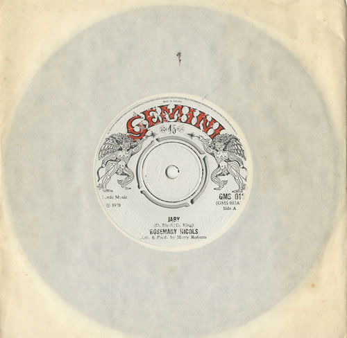 Rosemary Nichols Jaby 7" vinyl single (7 inch record / 45) UK R5V07JA569401