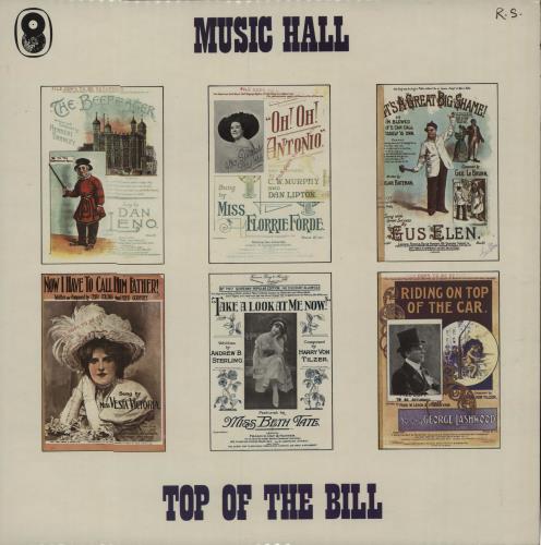 Rosemary Squires Music Hall - Top Of The Bill - Factory Sample 2-LP vinyl record set (Double LP Album) UK RJ72LMU673888