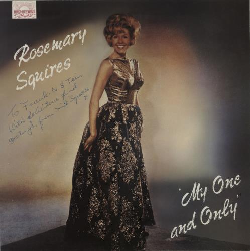Rosemary Squires My One And Only - Autographed vinyl LP album (LP record) UK RJ7LPMY673862