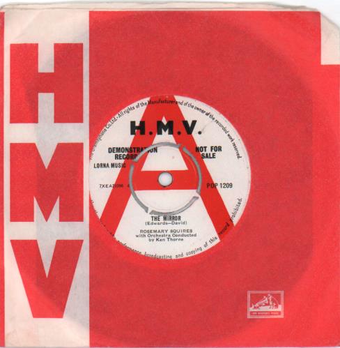Rosemary Squires The Mirror 7" vinyl single (7 inch record / 45) UK RJ707TH673185