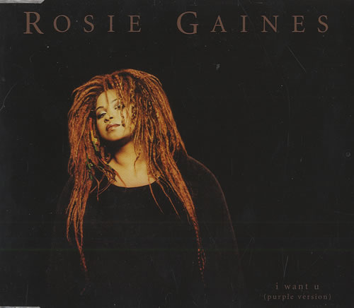 Rosie Gaines I Want U [Purple Version] CD single (CD5 / 5") German RSGC5IW490814