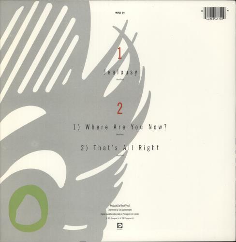 Rossi & Frost Jealousy 12" vinyl single (12 inch record / Maxi-single) UK RAF12JE15879