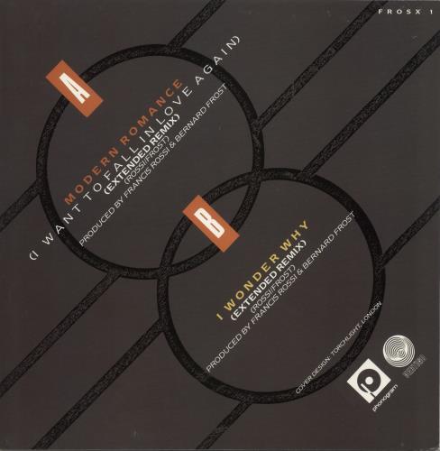 Rossi & Frost Modern Romance 12" vinyl single (12 inch record / Maxi-single) UK RAF12MO39172