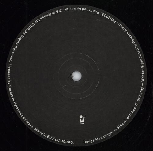 Rouge Mecanique Witches / Stingry + Leather sleeve 12" vinyl single (12 inch record / Maxi-single) UK 43Z12WI790987