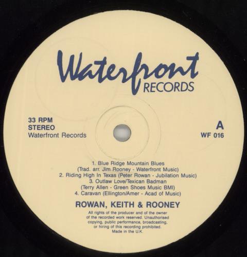 Rowan Keith And Rooney Hot Bluegrass vinyl LP album (LP record) UK 895LPHO865246