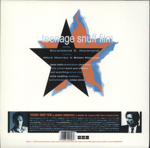 Rowland S. Howard Teenage Snuff Film - Blue Vinyl 2-LP vinyl record set (Double LP Album) UK RWZ2LTE872044