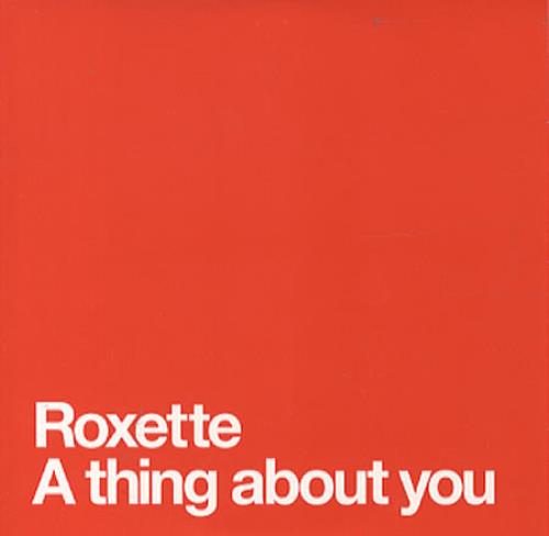 Roxette A Thing About You CD single (CD5 / 5") Swedish ROXC5AT250744